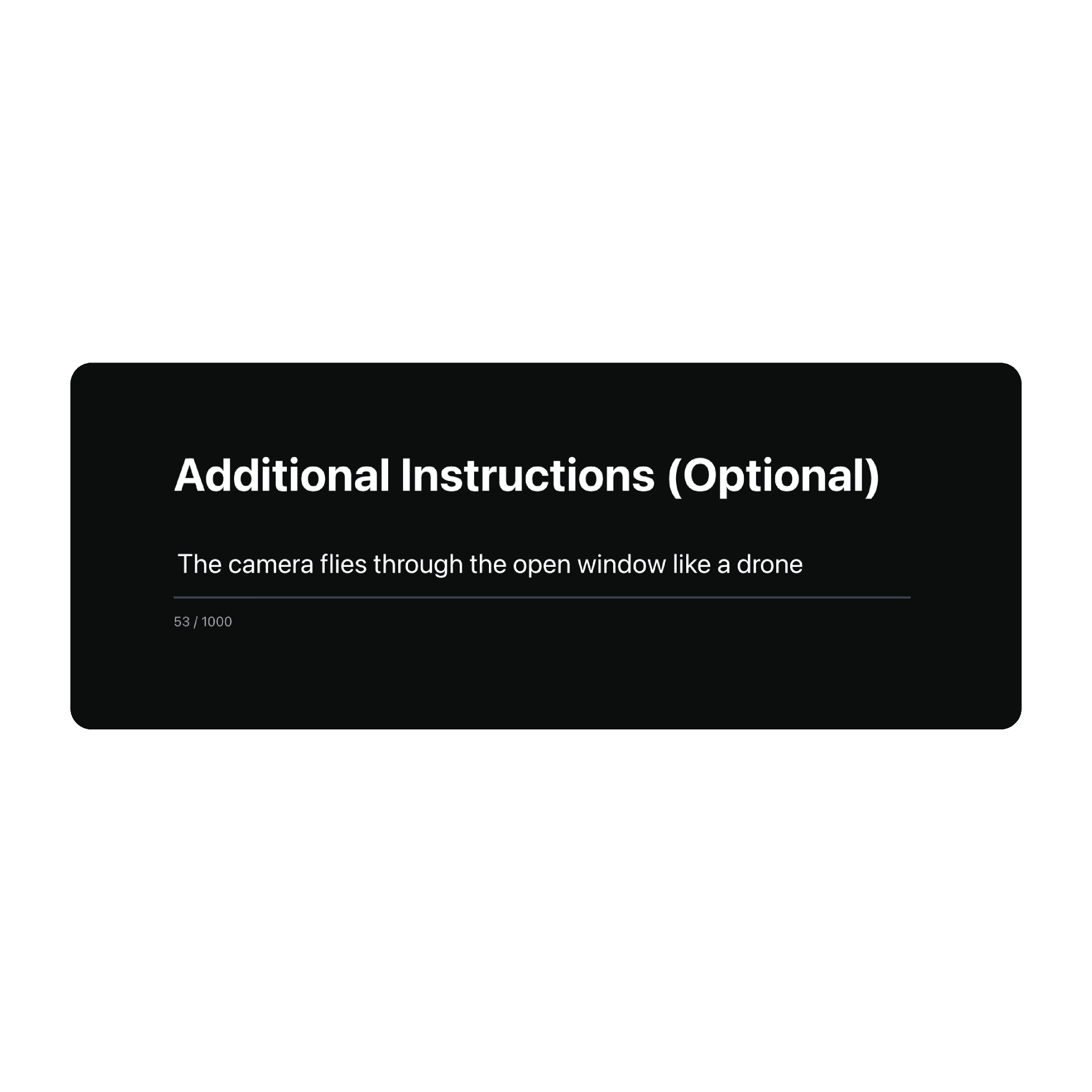 Prompt input